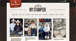 Desktop Screenshot of my.calgarystampede.com